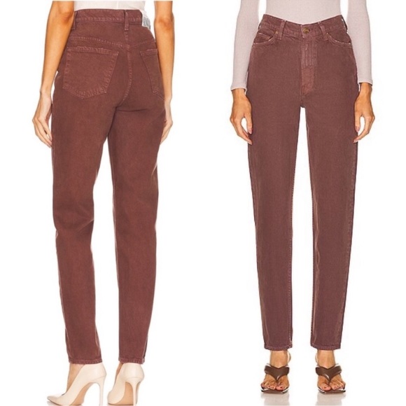 NWTO Mother Snaks! Women's High Waisted Twizzy Skimp Jean In French Roast, Sz 26
